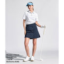 ベストスポーツ Munsingwear（マンシングウェア）製品。Munsingwear SEASON COLLECTION SUNSCREEN ストレッチロゴプリント 半袖台衿シャツ 24SS MGWXJA09