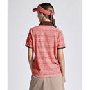 ベストスポーツ Munsingwear（マンシングウェア）製品。Munsingwear SEASON COLLECTION SUNSCREEN ストレッチロゴプリント 半袖台衿シャツ 24SS MGWXJA09