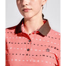 ベストスポーツ Munsingwear（マンシングウェア）製品。Munsingwear SEASON COLLECTION SUNSCREEN ストレッチロゴプリント 半袖台衿シャツ 24SS MGWXJA09