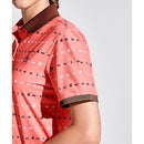 ベストスポーツ Munsingwear（マンシングウェア）製品。Munsingwear SEASON COLLECTION SUNSCREEN ストレッチロゴプリント 半袖台衿シャツ 24SS MGWXJA09