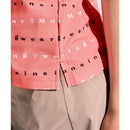 ベストスポーツ Munsingwear（マンシングウェア）製品。Munsingwear SEASON COLLECTION SUNSCREEN ストレッチロゴプリント 半袖台衿シャツ 24SS MGWXJA09