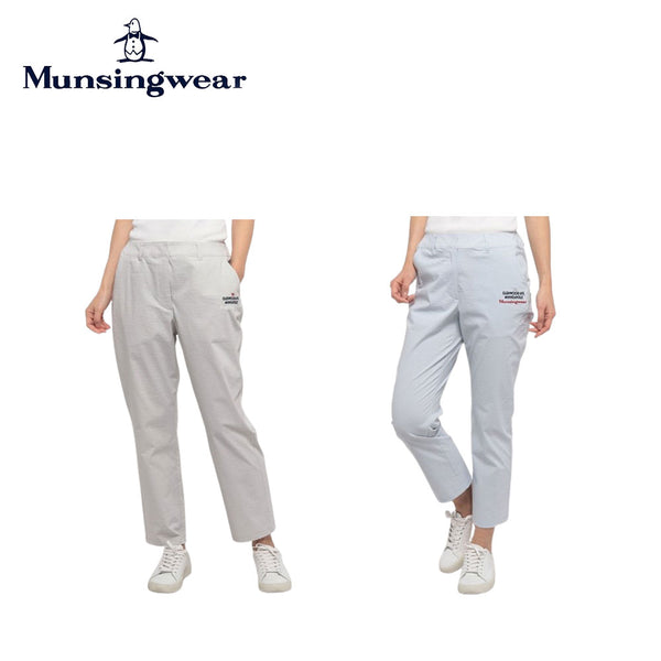ゴルフ - ウェア Munsingwear（マンシングウェア）製品。Munsingwear サッカーストライプ8分丈パンツ 24SS MGWXJD07