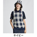 ベストスポーツ Munsingwear（マンシングウェア）製品。Munsingwear SEASON COLLECTION KINLOCH ANDERSON チェックニットベスト 24SS MGWXJL81