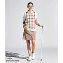 ベストスポーツ Munsingwear（マンシングウェア）製品。Munsingwear SEASON COLLECTION KINLOCH ANDERSON チェックニットベスト 24SS MGWXJL81