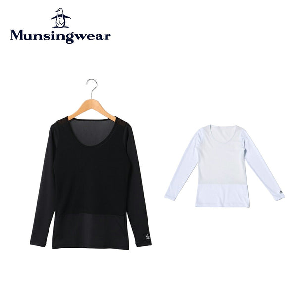 Munsingwear（マンシングウェア） Munsingwear（マンシングウェア）製品。Munsingwear SEASON COLLECTION サンスクリーン クルーネック長袖アンダーシャツ 24SS MGWXJM02