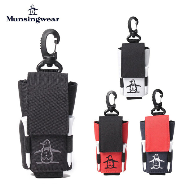 ゴルフ用品 2023年秋冬 Munsingwear（マンシングウェア）製品。Munsingwear Goods ティー差し付き2個用ボールホルダー 23FW MQBVJX61