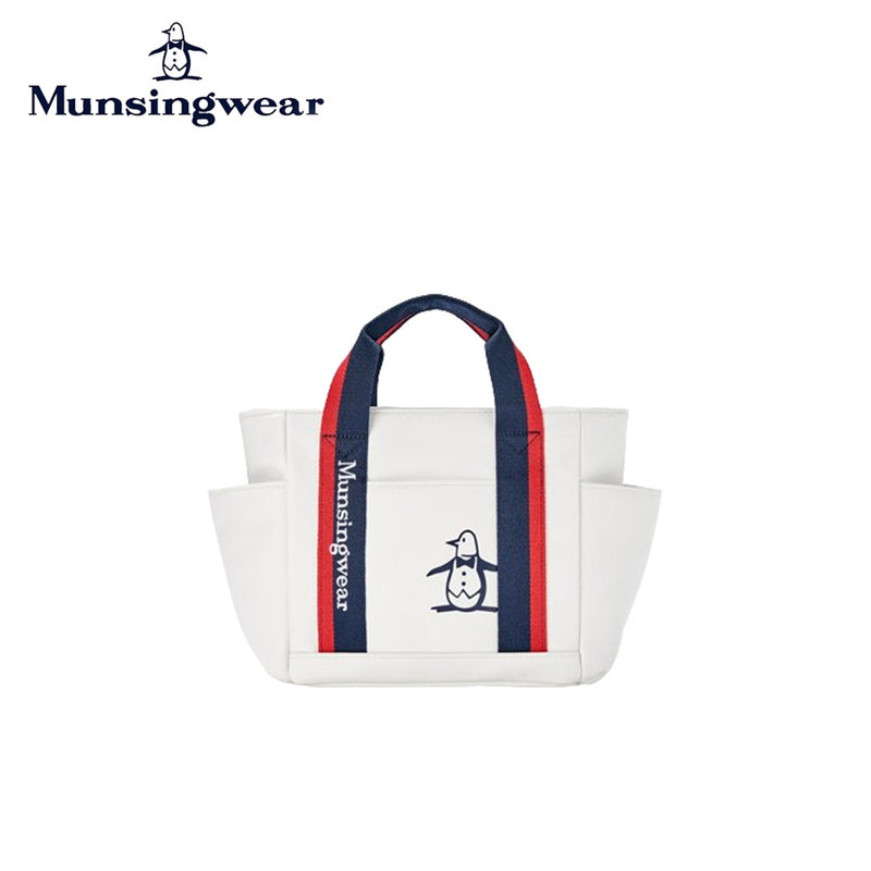 ベストスポーツ Munsingwear（マンシングウェア）製品。Munsingwear トリコロールカラーデザインカートバッグ 24SS MQBXJA45