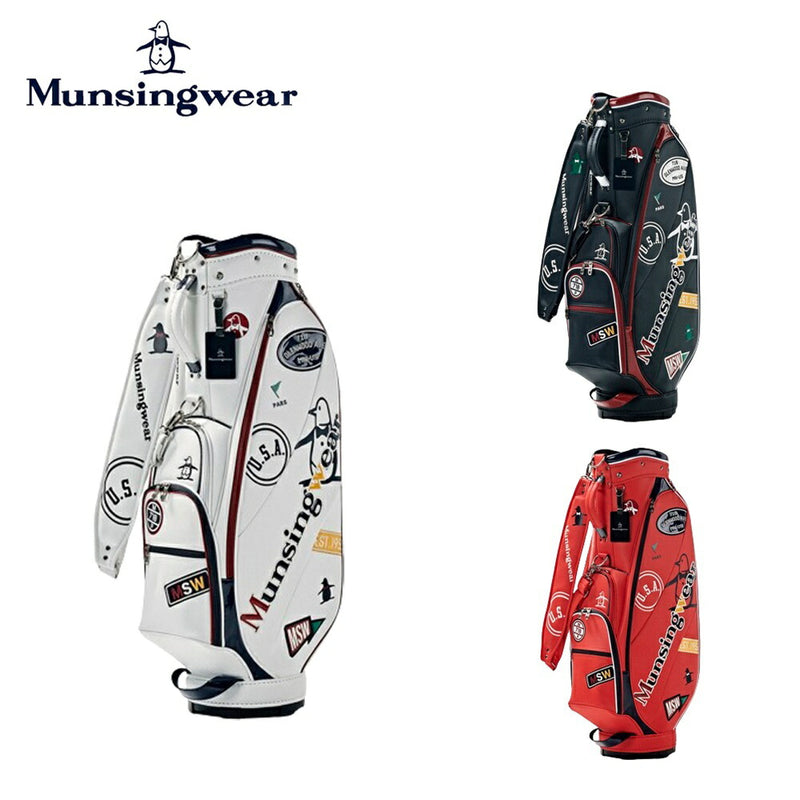 ベストスポーツ Munsingwear（マンシングウェア）製品。Munsingwear ポップデザインキャディバッグ 24SS MQCXJJ01