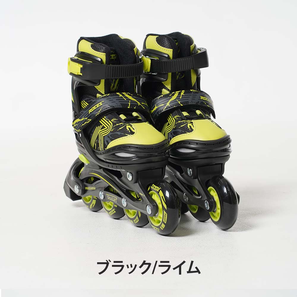 インラインスキー プロフェッショナルinlineski グリーン /48㎝ ROCES インラインスケート JOKEY 3.0 BOY 400845 クリスマス