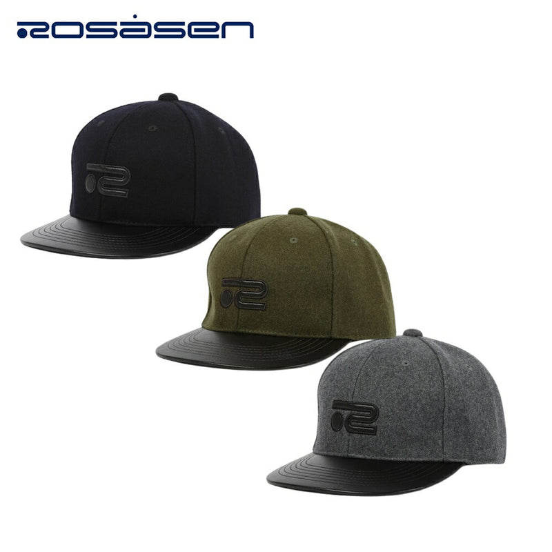 ベストスポーツ Rosasen（ロサーセン）製品。Rosasen メルトンxレザーフラットキャップ 23FW 046-59032