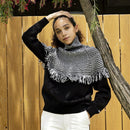 ベストスポーツ Rosasen（ロサーセン）製品。Rosasen A-Line フリンジデザインニット 24FW 04812011