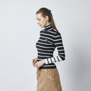 ベストスポーツ Rosasen（ロサーセン）製品。Rosasen A-Line リブハイネック長袖ニット 23FW 048-19013