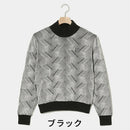 ベストスポーツ Rosasen（ロサーセン）製品。Rosasen A-Line ランダムリブ長袖ハイネックニット 23FW 048-19014