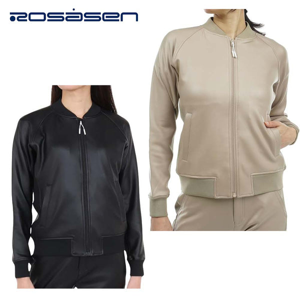 Rosasen Rosasen（ロサーセン）製品。Rosasen A-Line ソフトストレッチレザー風ブルゾン 23FW 048-59911