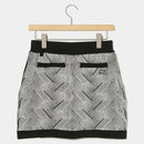 ベストスポーツ Rosasen（ロサーセン）製品。Rosasen A-Line ランダムリブスカート 23FW 048-79041