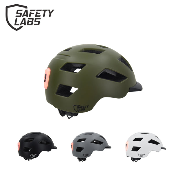 【富山県内直接引渡限定】自転車 24型 ヘルメット付 SAFETY LABS ヘルメット E-BAHN2.0 24EBA2OLM | 自転車、ゴルフ
