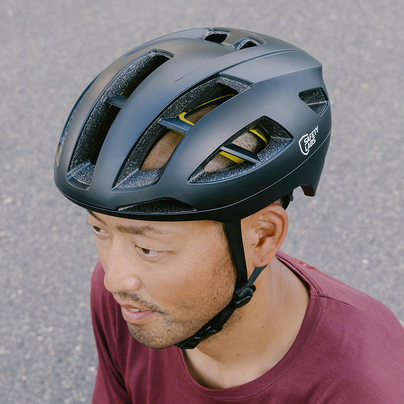 ベストスポーツ safety labs（セーフティー ラブス）製品。SAFETY LABS ヘルメット X-EROS2.0 24XER2BKM