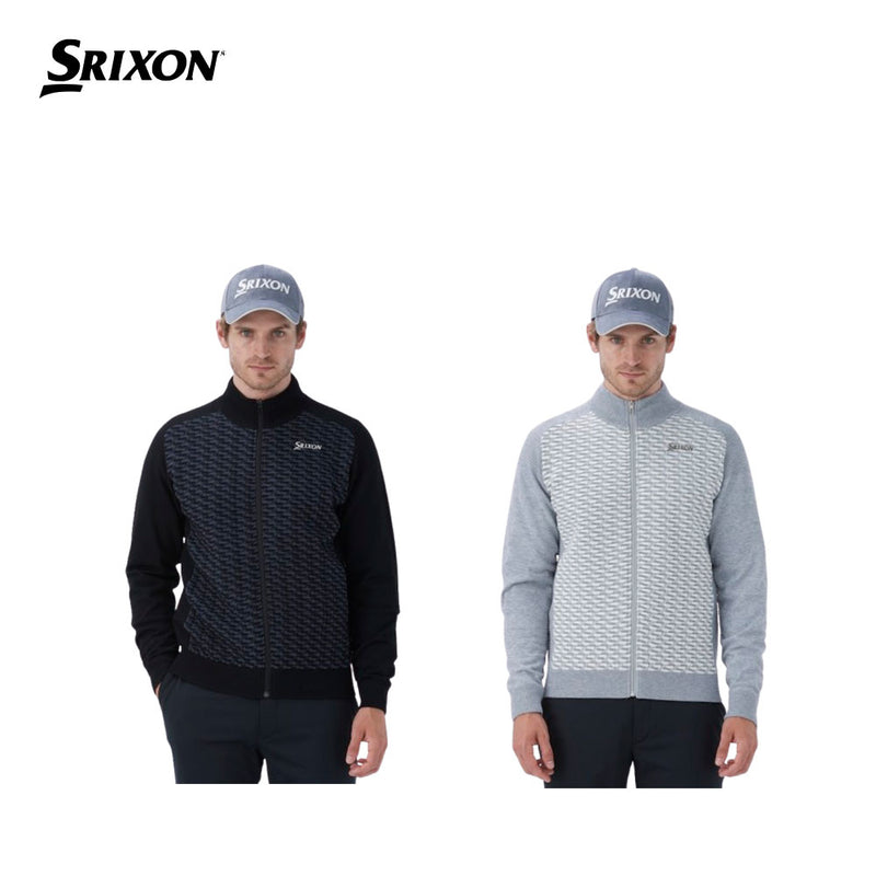 ベストスポーツ SRIXON（スリクソン）製品。SRIXON 【松山プロ共同開発】HEAT NAVI 裏地付きフルジップセーター 24FW RG4FST05M