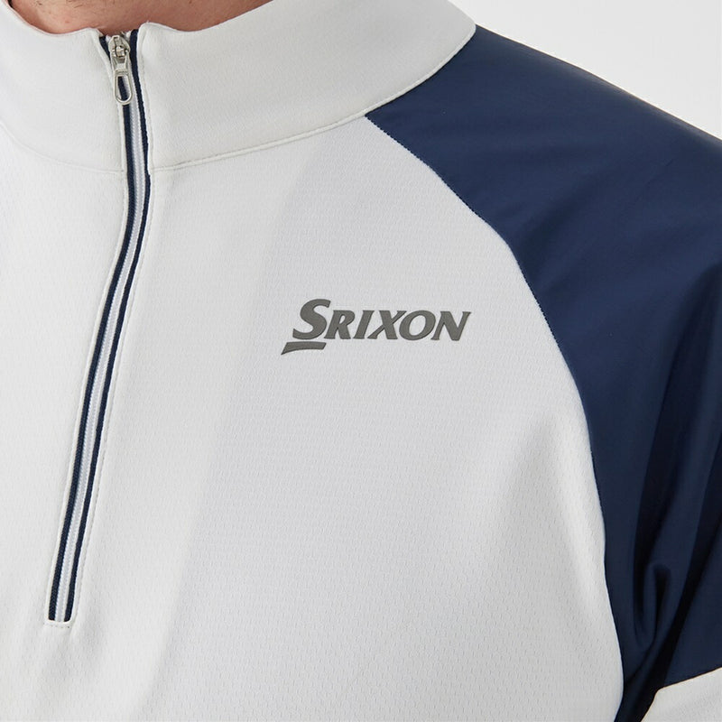 ベストスポーツ SRIXON（スリクソン）製品。SRIXON ロゴデザインハーフジップカットソー 24FW RG4FSW03M