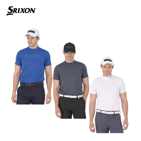 SRIXON（スリクソン） SRIXON（スリクソン）製品。SRIXON 松山プロ/星野プロ共同開発 ロゴデザインモックネックシャツ 24SS RGMXJA02