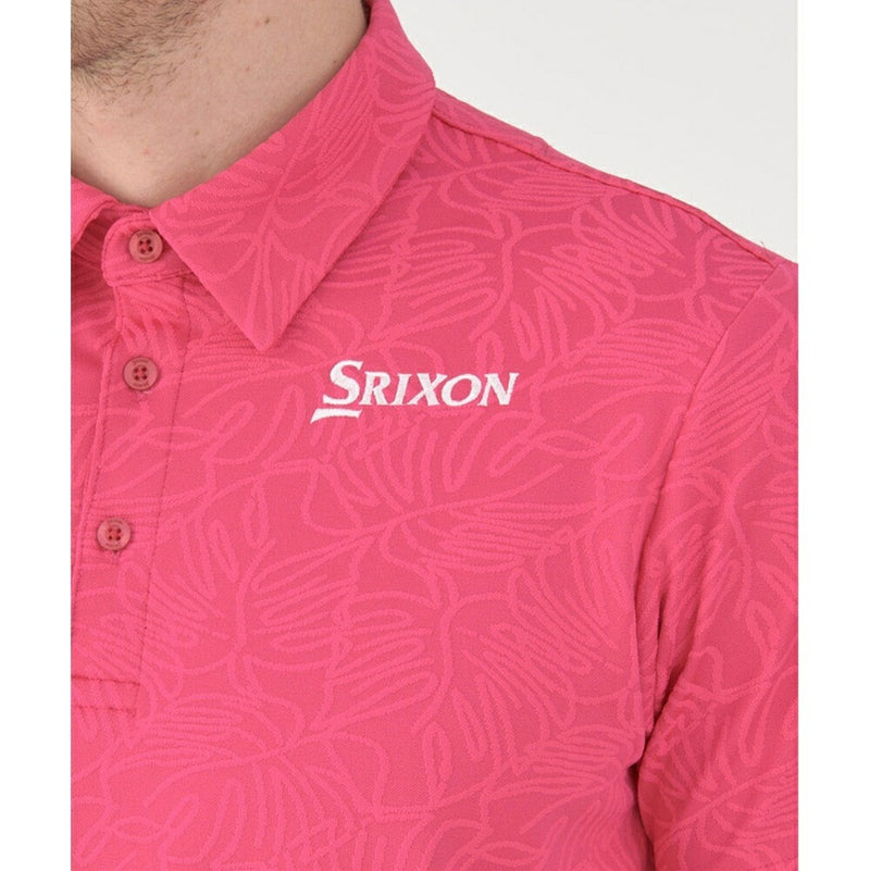 ベストスポーツ SRIXON（スリクソン）製品。SRIXON モンステラパターンジャガードシャツ 24SS RGMXJA03