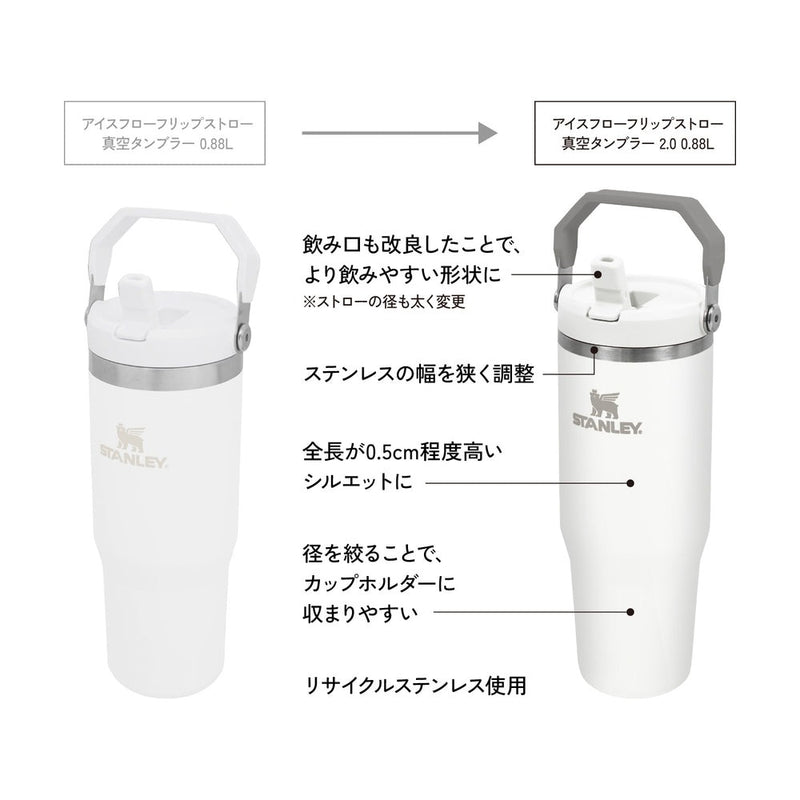 ベストスポーツ STANLEY（スタンレー）製品。STANLEY アイスフローフリップストロー真空タンブラー2.0 0.88L 12043