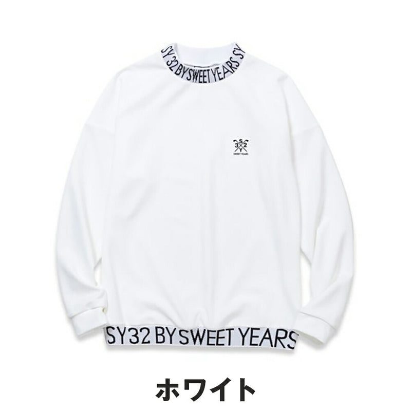 ベストスポーツ SY32 by SWEETYEARS（エスワイサーティトゥバイスィートイヤーズ）製品。SY32 by SWEETYEARS STRETCH SYG LOGO MOCK 24FW SYG-24A024