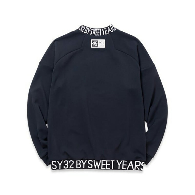 ベストスポーツ SY32 by SWEETYEARS（エスワイサーティトゥバイスィートイヤーズ）製品。SY32 by SWEETYEARS STRETCH SYG LOGO MOCK 24FW SYG-24A024