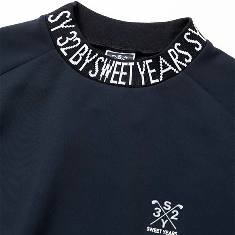 ベストスポーツ SY32 by SWEETYEARS（エスワイサーティトゥバイスィートイヤーズ）製品。SY32 by SWEETYEARS STRETCH SYG LOGO MOCK 24FW SYG-24A024