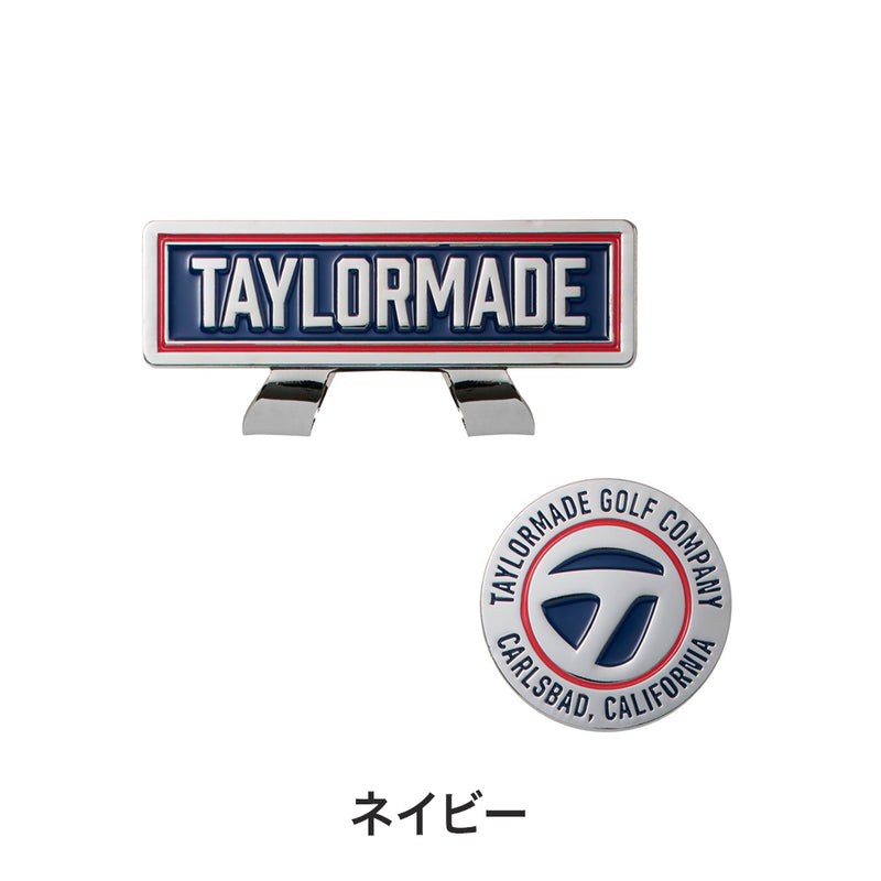 ベストスポーツ TaylorMade（テーラーメイド）製品。TaylorMade メタルTエンブレム キャップボールマーカー 23FW TL217