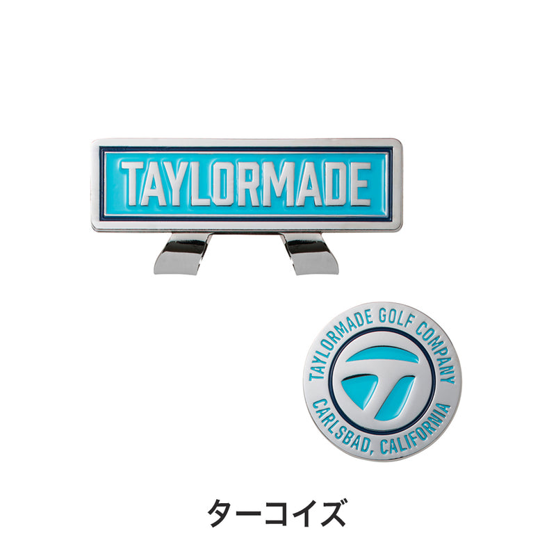 ベストスポーツ TaylorMade（テーラーメイド）製品。TaylorMade メタルTエンブレム キャップボールマーカー 23FW TL217