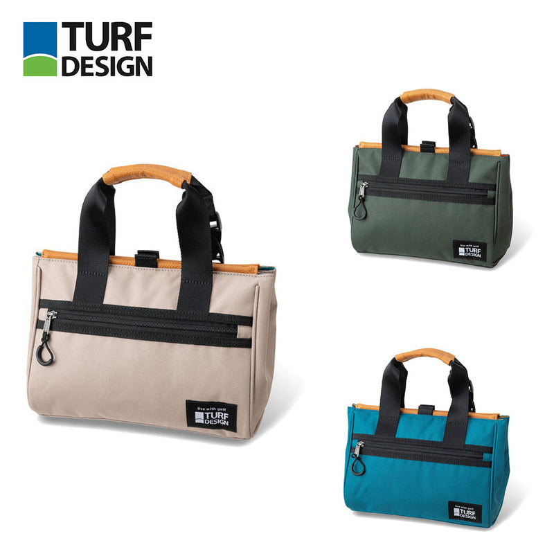 TURF DESIGN キャディバッグ  ミント/ワイン TURF DESIGN キャディバッグ ミント/ワイン