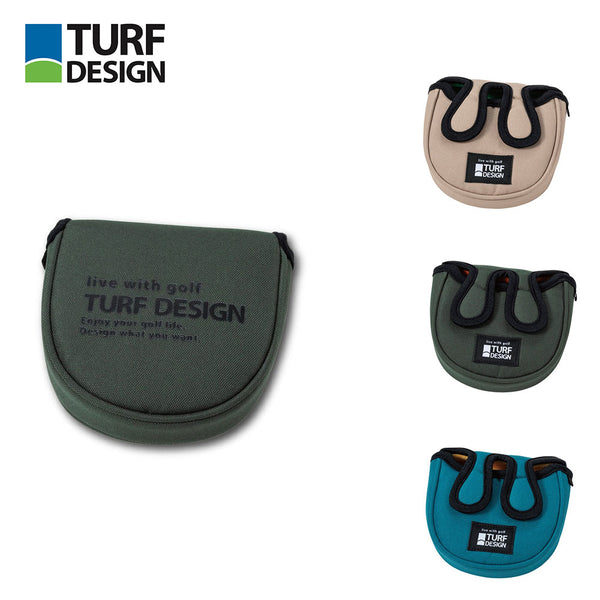 ゴルフ TURF DESIGN（ターフデザイン）製品。TURF DESIGN パターカバー/マレット型 25SS TDPC-BE70M