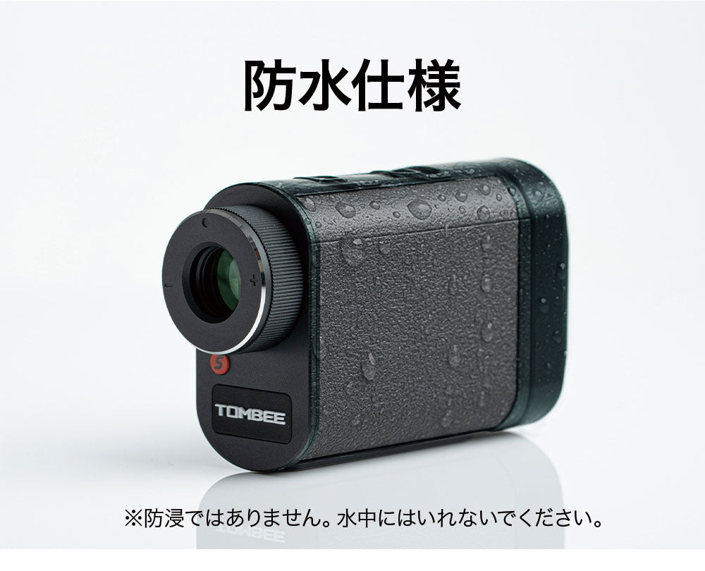 TOMBEE mini ゴルフ用距離計 USB-Cポート