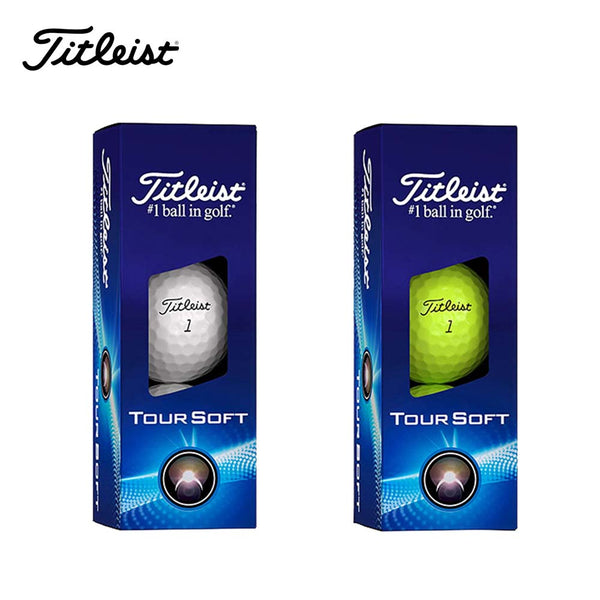 ゴルフボール Titleist（タイトリスト）製品。Titleist TOUR SOFT 2024 3球入 T4114S-J