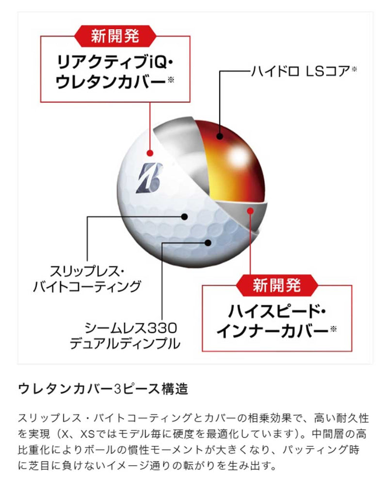 ベストスポーツ BRIDGESTONE（ブリヂストン）製品。BRIDGESTONE 24TOUR B XS(ダース) S4GXJ