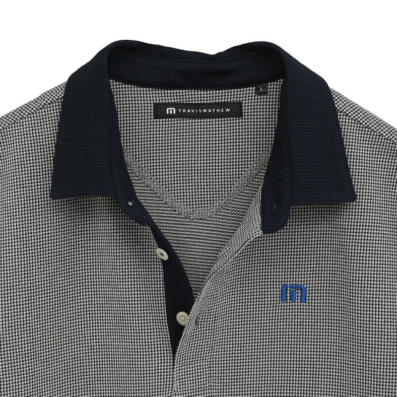 ベストスポーツ TravisMathew（トラヴィスマシュー）製品。TravisMathew ハウンドツゥース 涼感ポロ 25FW 7AM053