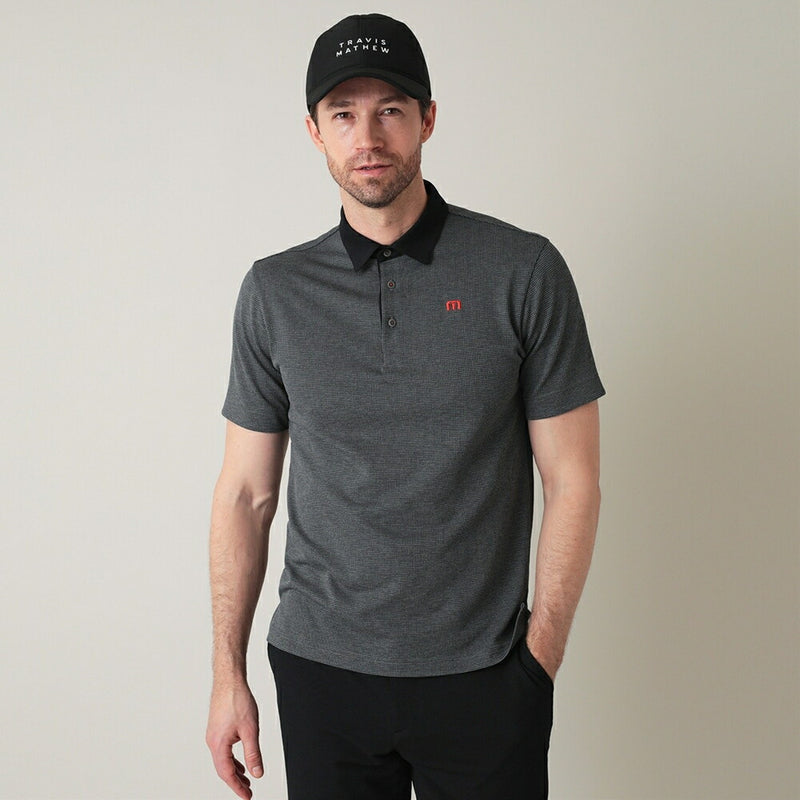 ベストスポーツ TravisMathew（トラヴィスマシュー）製品。TravisMathew ハウンドツゥース 涼感ポロ 25FW 7AM053