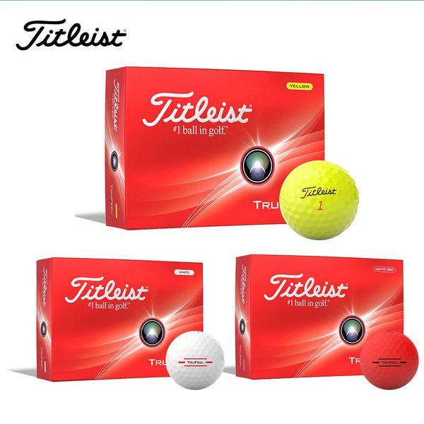ゴルフボール Titleist（タイトリスト）製品。Titleist TRUFEEL 2024 12球入 T6136S-J