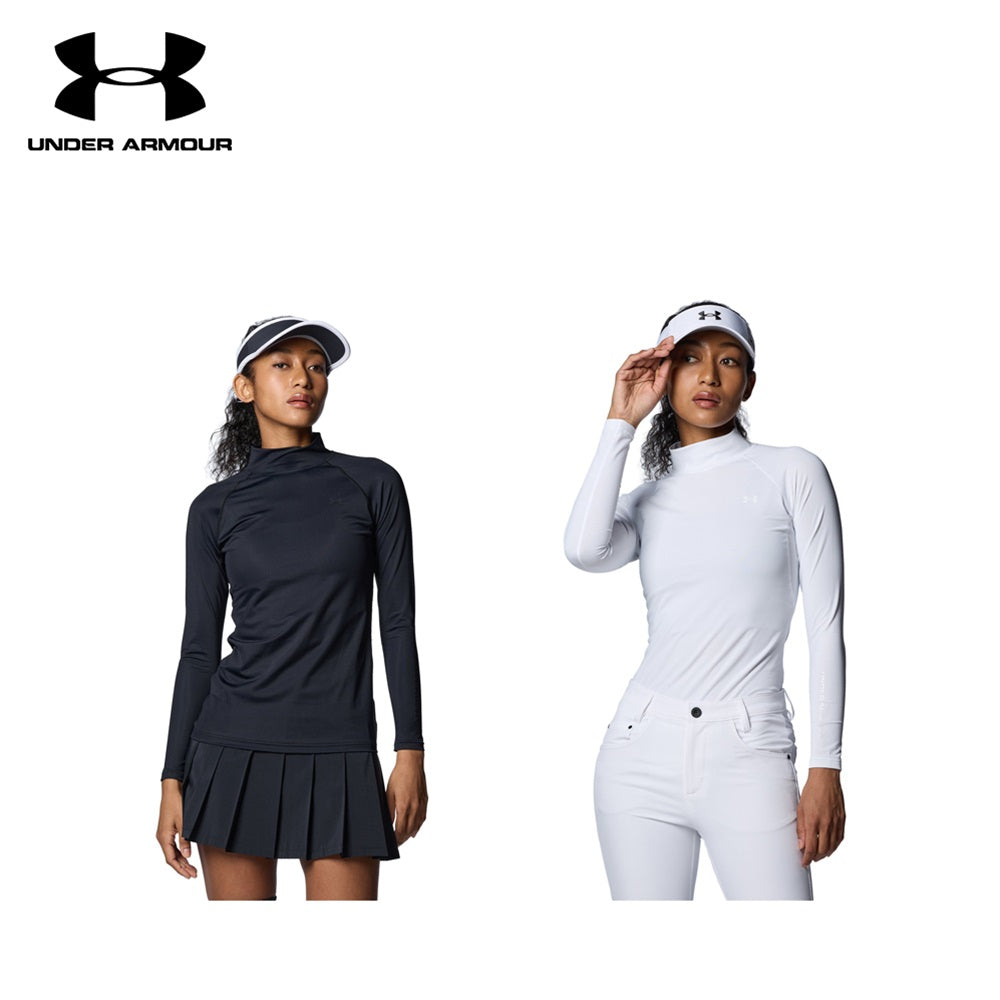 Under Armour UAアイソチル コンプレッション ロングスリーブ モックネック シャツ/WOMEN 24SS 1384842