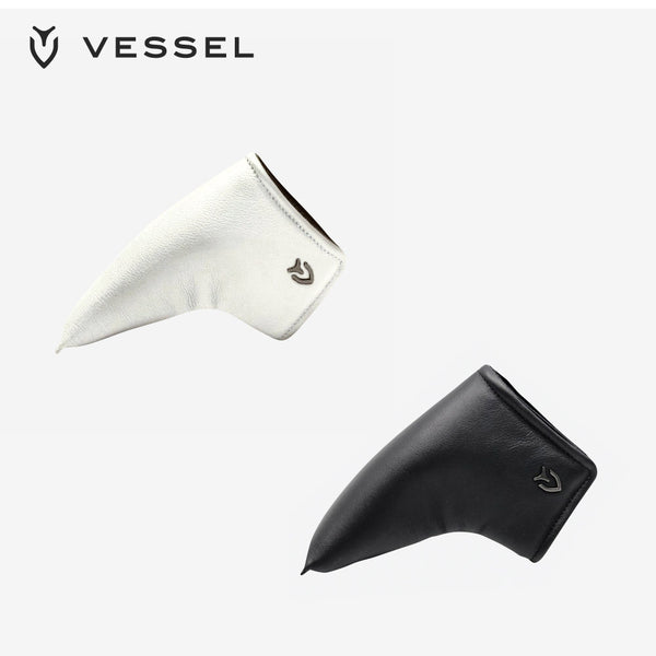 ゴルフ用品 2024年春夏 VESSEL（ベゼル）製品。VESSEL Leather Putter Cover Blade HC23118