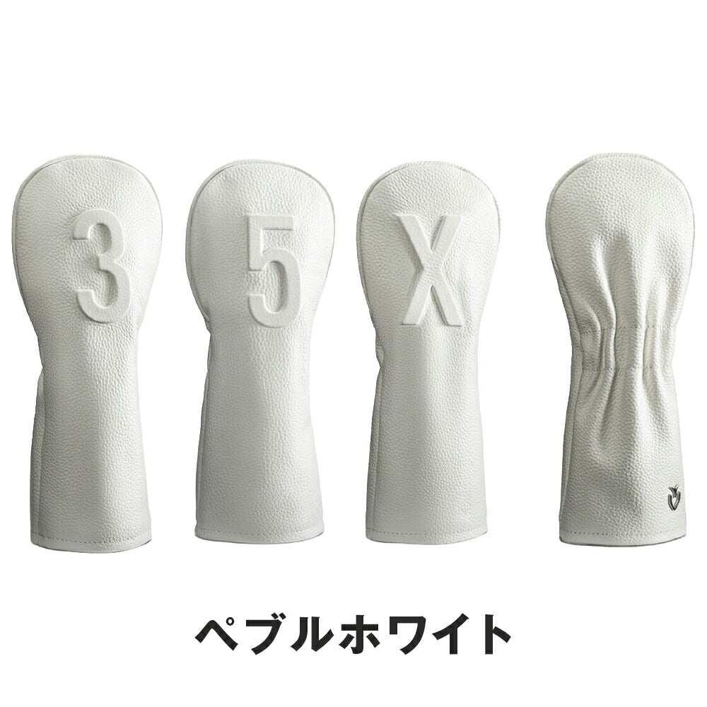 VESSEL LUX HEADCOVER EMBOSSED 26SS HC1123 | 自転車、ゴルフ ［再出品］VESSEL Lux Head Cover FW 5番用