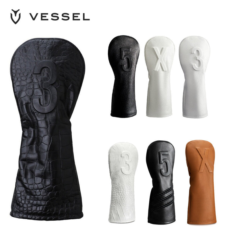 VESSEL LUX HEADCOVER EMBOSSED 26SS HC1123 | 自転車、ゴルフ