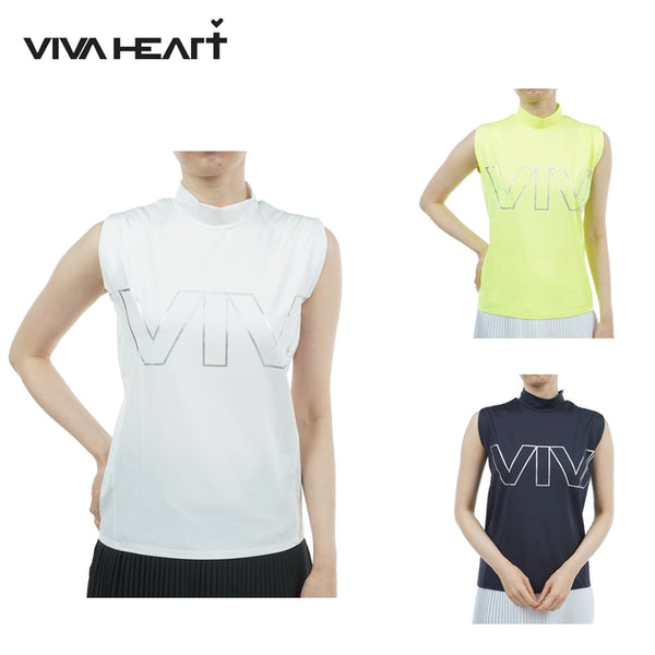 スポーツ VIVA HEART（ビバハート）製品。VIVA HEART 高機能ベア天ノースリーブモック 24SS 01221444