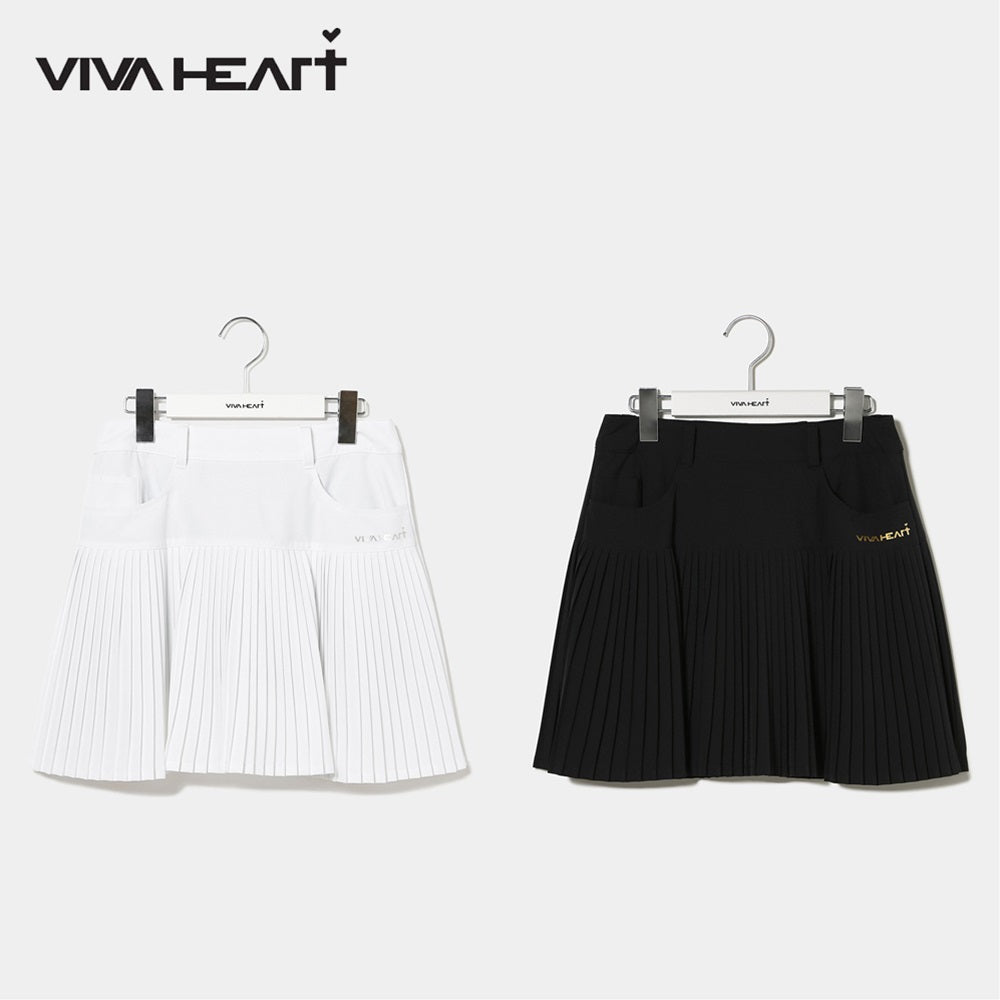 VIVA HEART ストレッチプリーツスカート 24SS 01271442 | 自転車