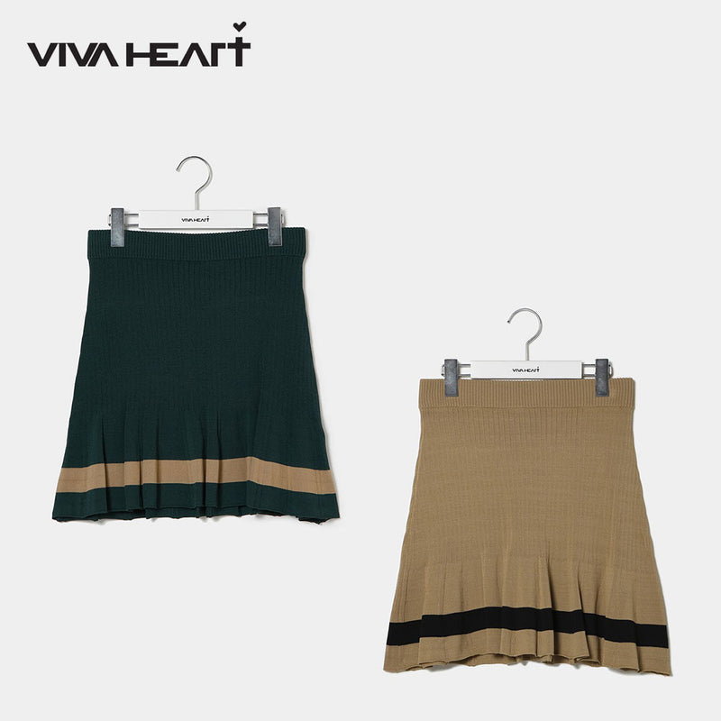 ベストスポーツ VIVA HEART（ビバハート）製品。VIVA HEART リブニットスカート 24FW 01272943