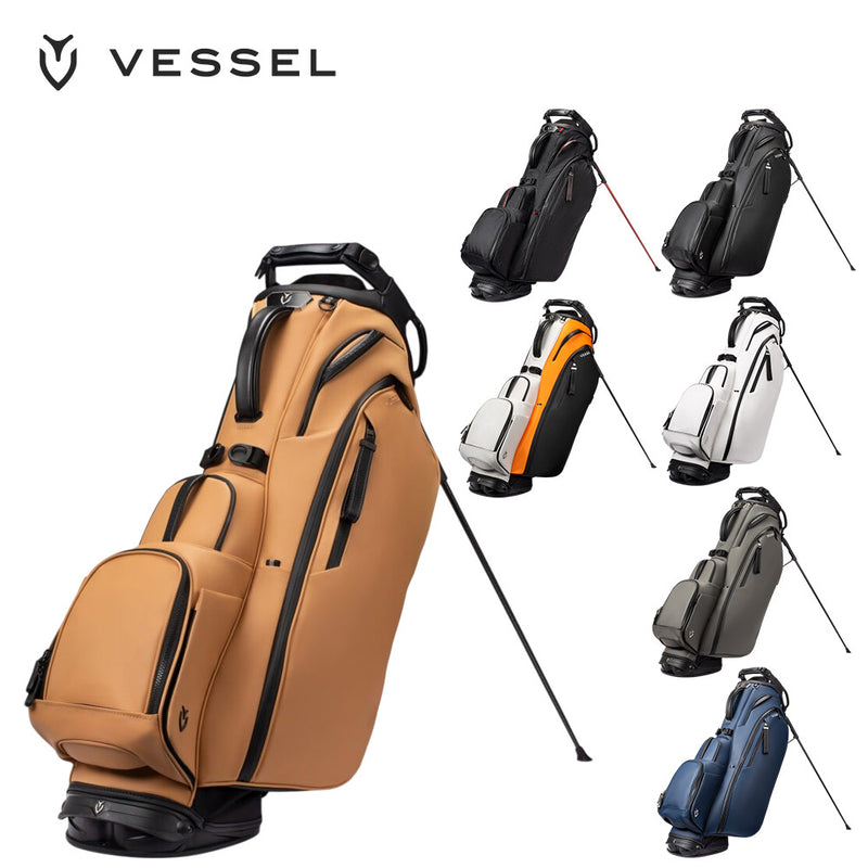 VESSEL PLAYER 5.0 PRO キャディバッグ ネイビー ベゼル プレイヤー 5.0 プロ スタンド キャディバッグ 日本正規