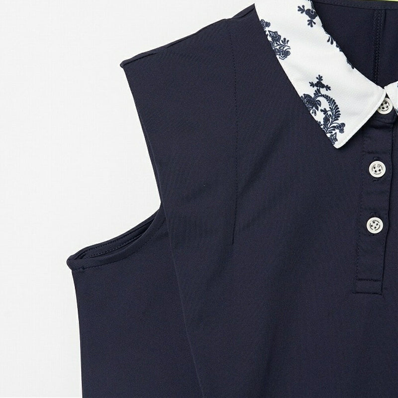 VIVA HEART ボタニカル高機能ベア天 ノースリーブシャツ 25SS