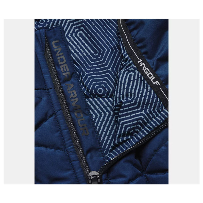 ベストスポーツ Under Armour（アンダーアーマー）製品。35%OFF UNDER ARMOUR アンダーアーマー ゴルフウェア メンズ ジャケット UAコールドギア リアクター VLAP ハイブリッド 1364642 2021年モデル 21FW 秋冬 ゴルフ GOLF ブルゾン アウター はっ水 防寒 保温 通気性 ストレッチ