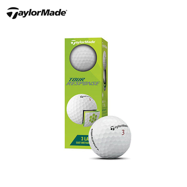 ゴルフ - ラウンド用品 TaylorMade（テーラーメイド）製品。TaylorMade テーラーメイド ゴルフ ボール 1スリーブ 3球入り 3個入り TOUR RESPONSE ツアーレスポンス N0803401 新作 2022年モデル